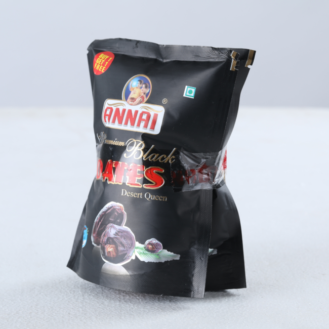 Black Premium Zip Pouch Wet Dates - Image 2