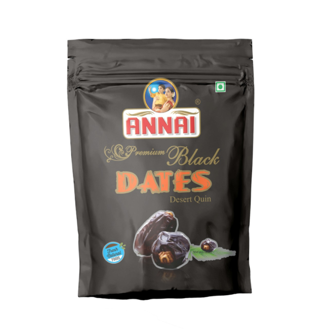 Black Premium Zip Pouch Wet Dates
