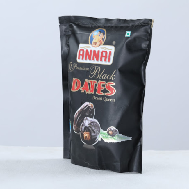 Black Premium Zip Pouch Wet Dates - Image 3