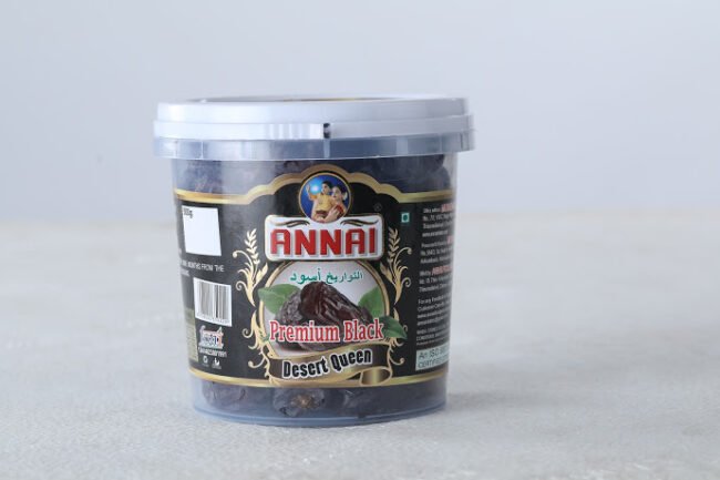 Desert Queen Round Black Container