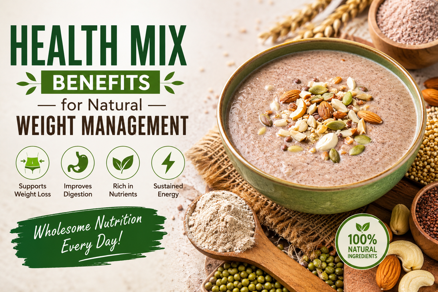 How Health Mix Benefits Weight Management Naturally?