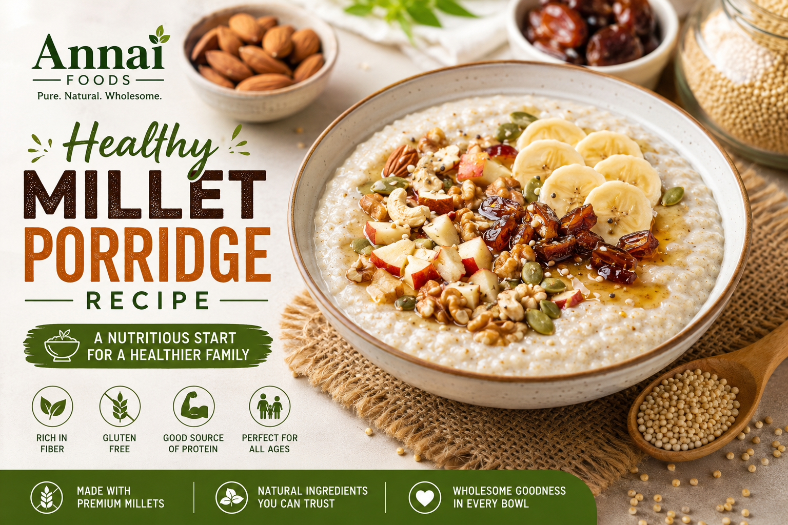 Healthy Millet Porridge Recipe: A Nutritious Breakfast Every Family Will Love
