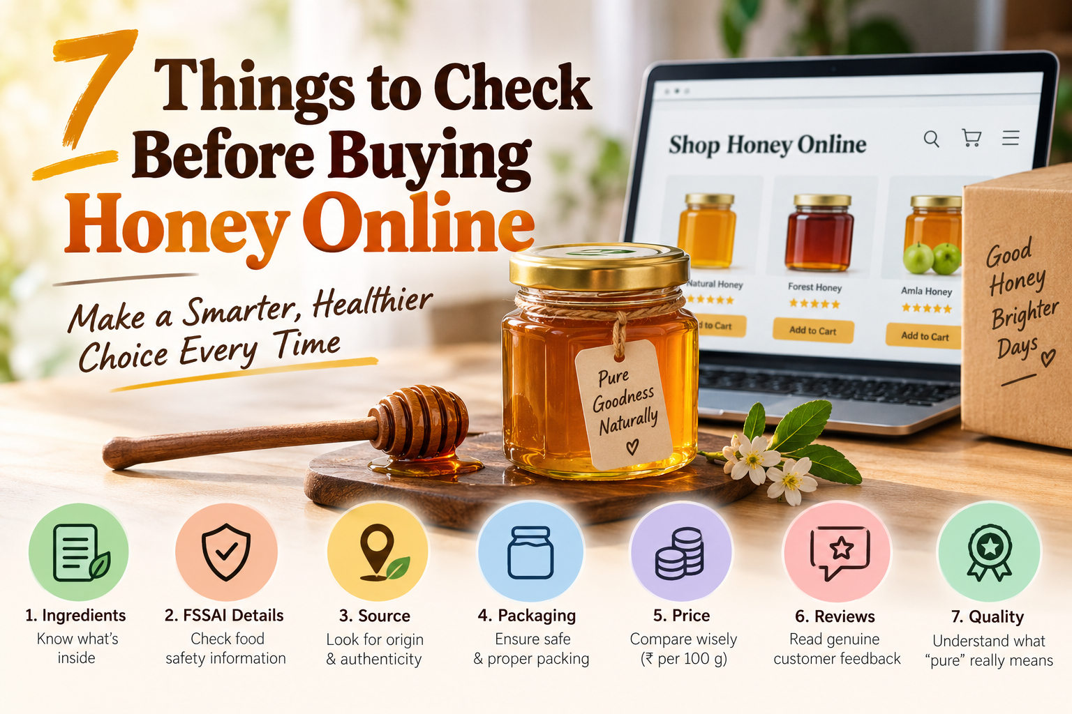 7 Things to Check Before Buying Honey Online