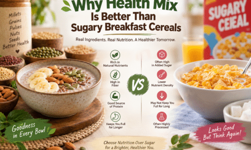 Why Health Mix Is Better Than Sugary Breakfast Cereals?