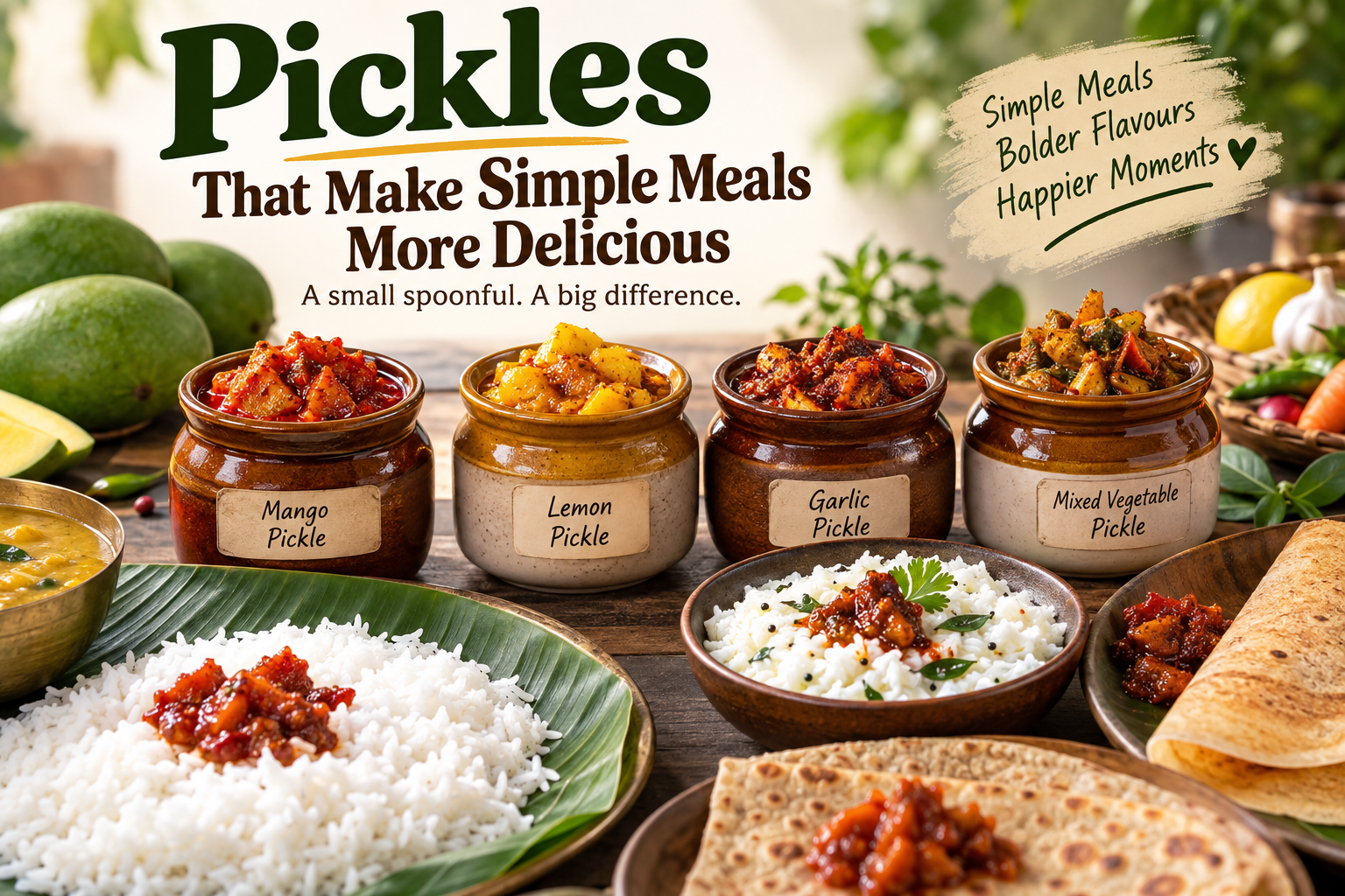 Pickles That Make Simple Meals More Delicious