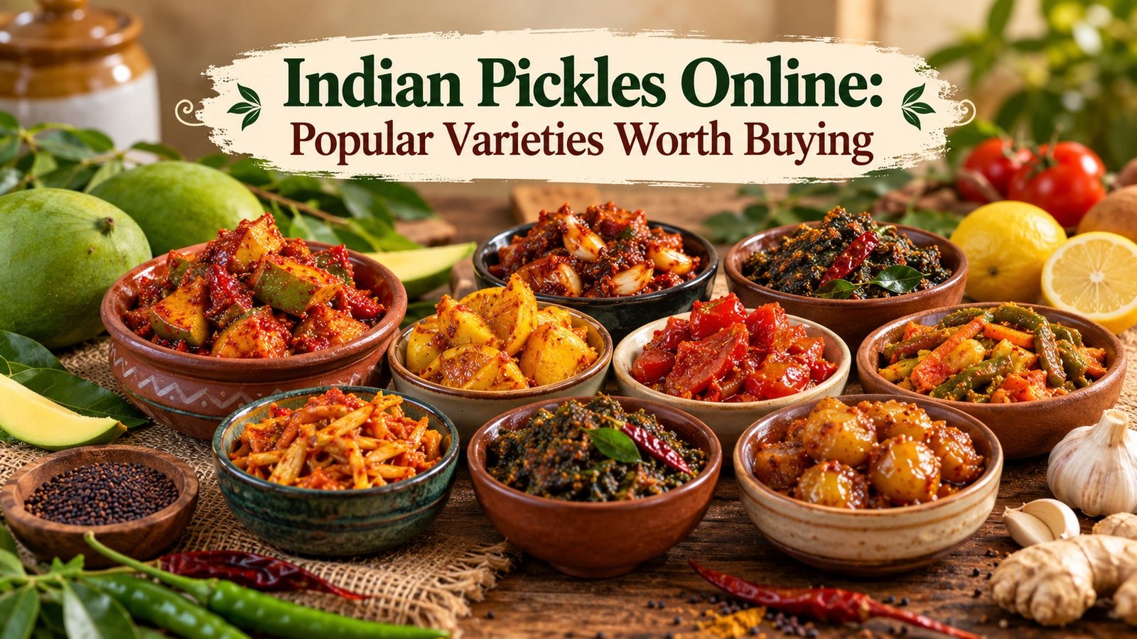Indian Pickles Online: 10 Popular Varieties Worth Buying