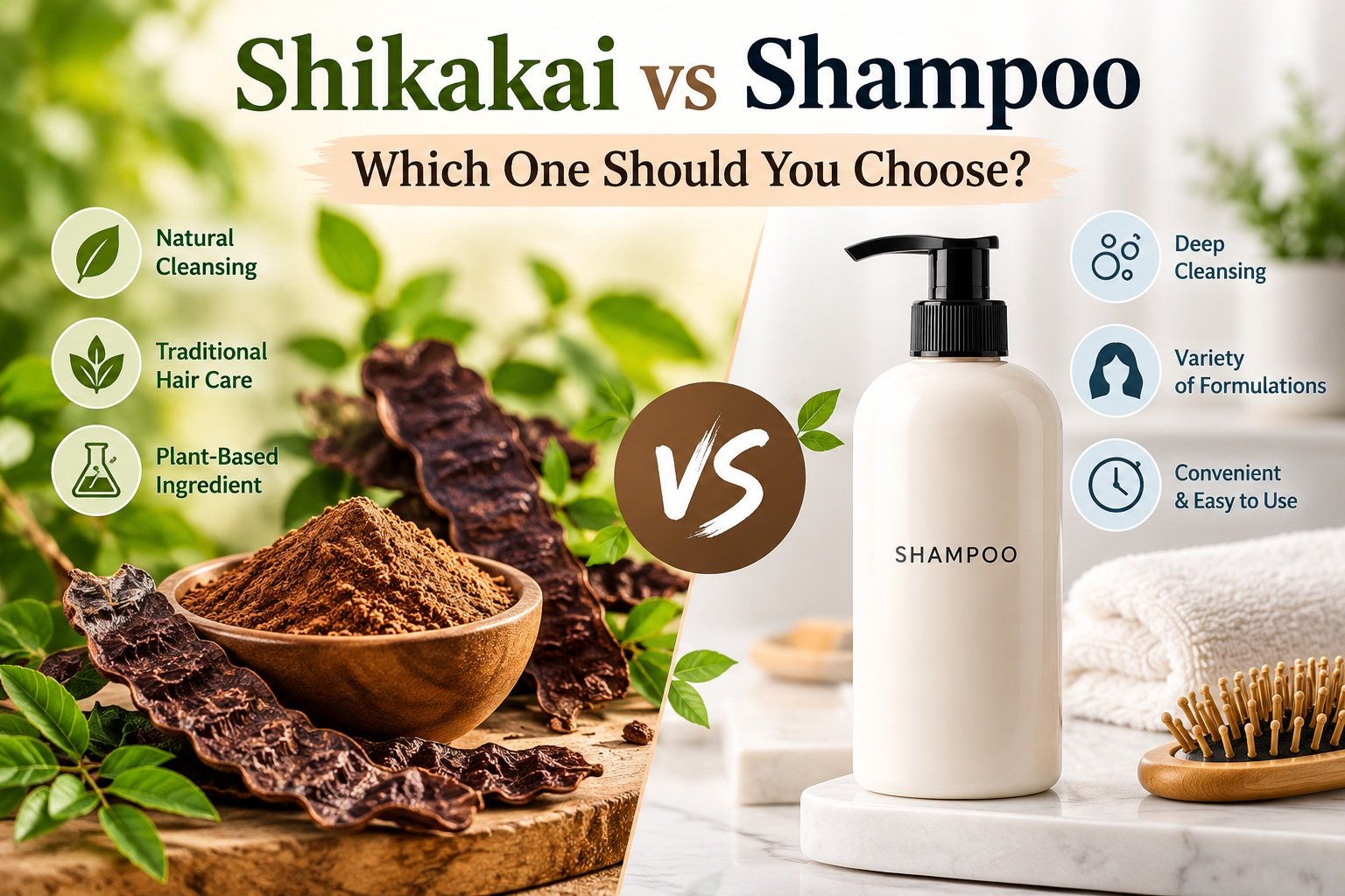 Shikakai vs Shampoo: Which Is Better for Your Hair?
