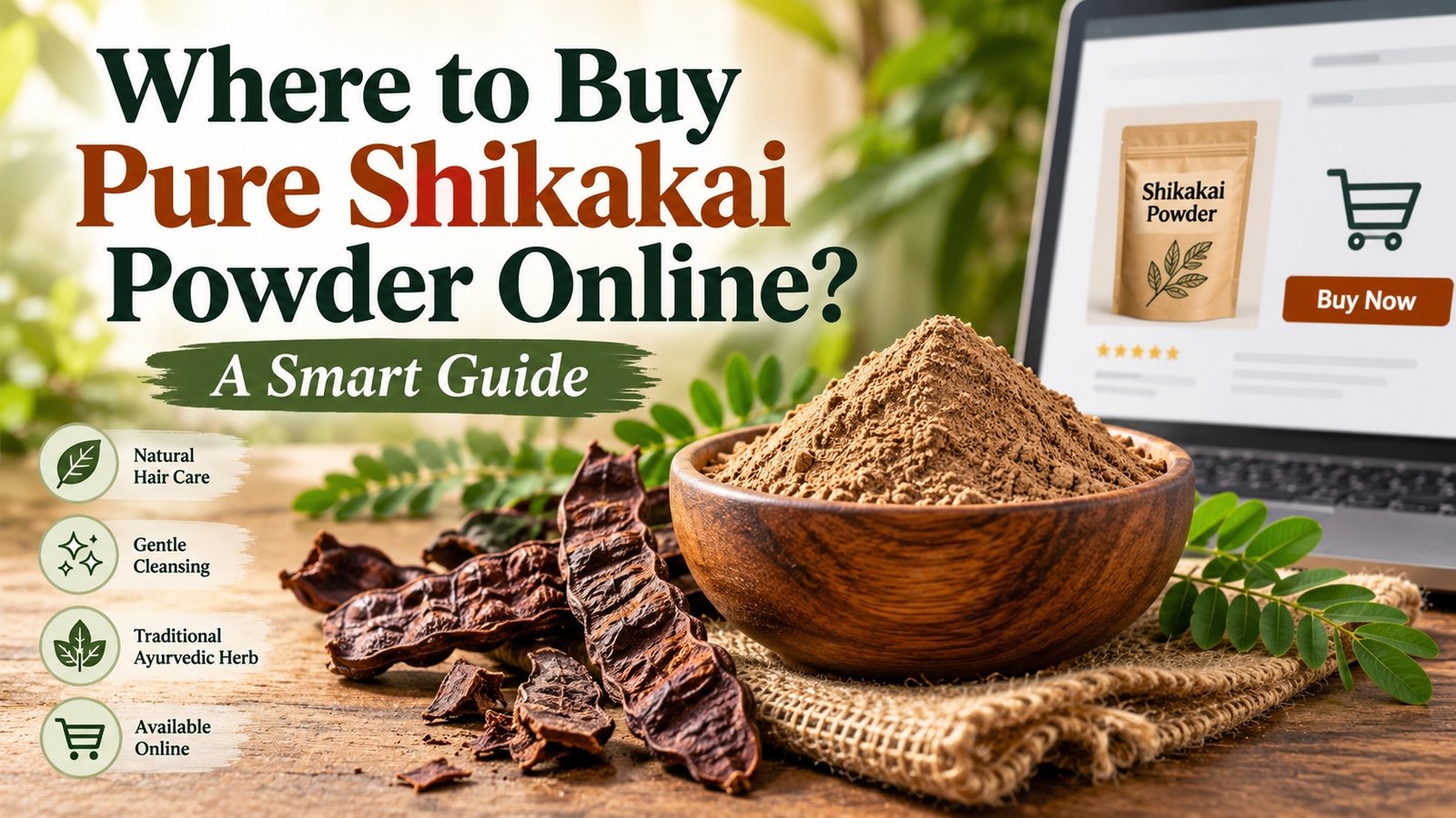 Where to Buy Pure Shikakai Powder Online? A Smart Guide
